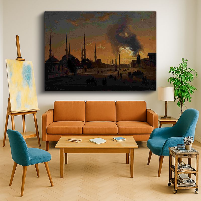 Ressam Kanvas Tablo 481